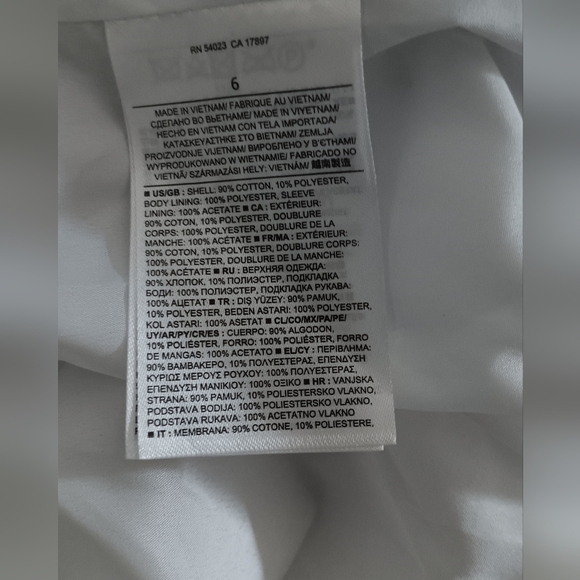 Banana Republic Textured Moto Jacket Women's Medium Asymmetrical Zip Blazer - Picture 12 of 12